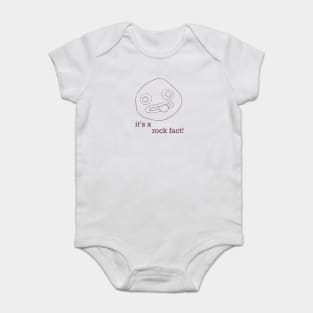 rock fact! Baby Bodysuit